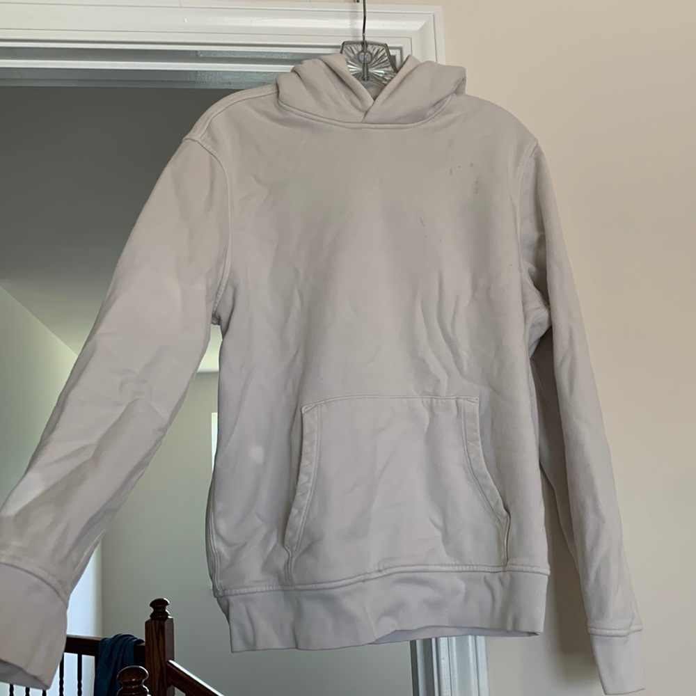 Gap plain white hoodie